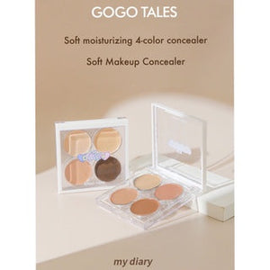 GOGO TALES Creamy Lasting Contour & Concealer Palette Gogotales