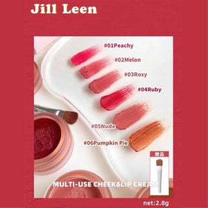 JILL LEEN Creamy Soft Lip Mud Jillleen 炫色小罐装哑光慕斯唇泥