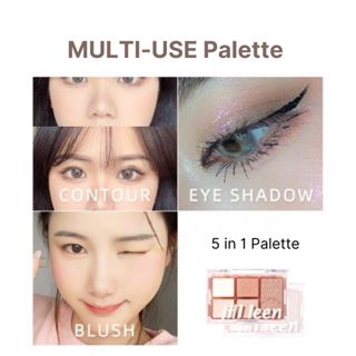 JILL LEEN Multi-use Highlighter Contour Jillleen 晶灿立体修容粉盘