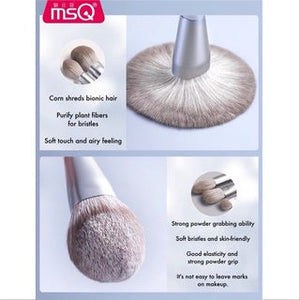 MSQ Silver Snow 8pcs Makeup Brushes Set 魅丝蔻 8支银雪化妆刷套装全套