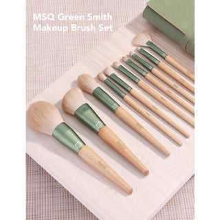 MSQ Green Smith Makeup Brush Set 支青萝化妆刷套装全套 (10 Pcs)