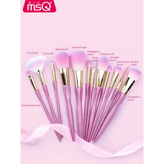 MSQ Aurora Love Makeup Brush Set (12pcs)  魅丝蔻12支极光之恋化妆刷套装全套眼影散粉刷子 (12pcs)