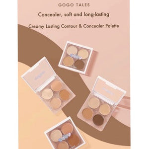 GOGO TALES Creamy Lasting Contour & Concealer Palette Gogotales