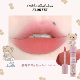 FLORTTE X MIKKO Rua Rua Lip Cream Flortte 花落利亚 X Mikko 联名款软软派对系列柔焦奶糕唇霜