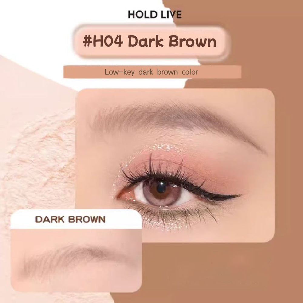 HOLD LIVE Natural Soft Mist Eyebrow Pencil Long Lasting Waterproof Holdlive 自然柔雾眉笔 防水防汗持久