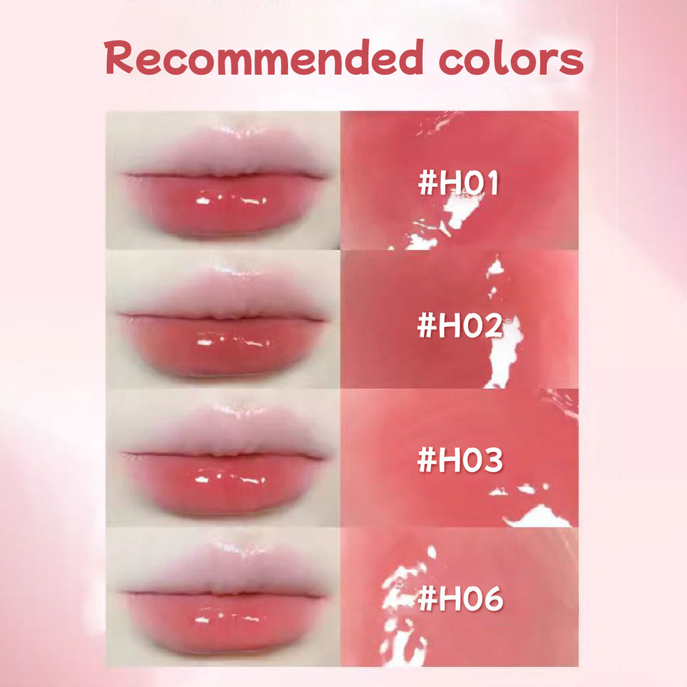 HOLD LIVE Moisturizing Sweet Jelly Lipstick Mirror Lip Gloss Holdlive 透润沁甜唇膏 果冻口红冻水光镜面唇釉 固体唇蜜滋润