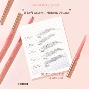 GOGO TALES Long Lasting Fine Mist Thin Head Eyebrow Pencil Gogotales 戈戈舞绒雾纤细双头眉笔细头持妆不易脱色