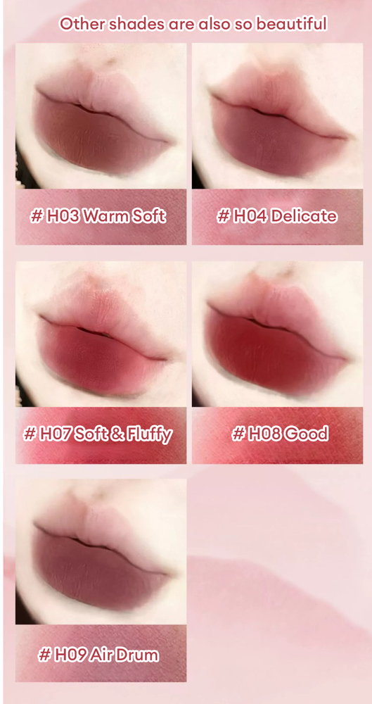 HOLD LIVE Bunny garden lip glaze velvet matte lipstick Holdlive 兔兔花园唇釉