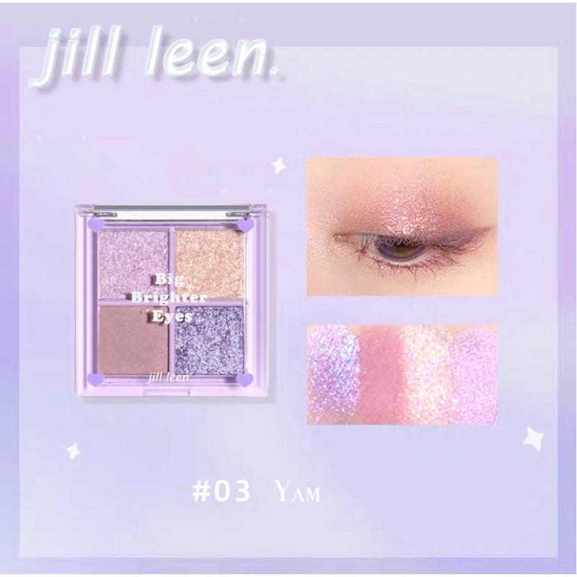 JILL LEEN 4 Colors Mini Eyeshadow Palette Jillleen 迷你四色眼影盘