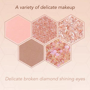 HOLD LIVE Honeycomb Diamond Eyeshadow Palette Holdlive 蜂巢碎钻眼影盘