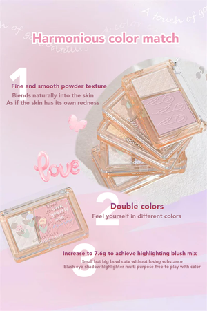 GOGO TALES Blush Highlighter Contour Gogotales 戈戈舞腮红高光一体盘