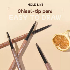 HOLD LIVE Natural Soft Mist Eyebrow Pencil Long Lasting Waterproof Holdlive 自然柔雾眉笔 防水防汗持久