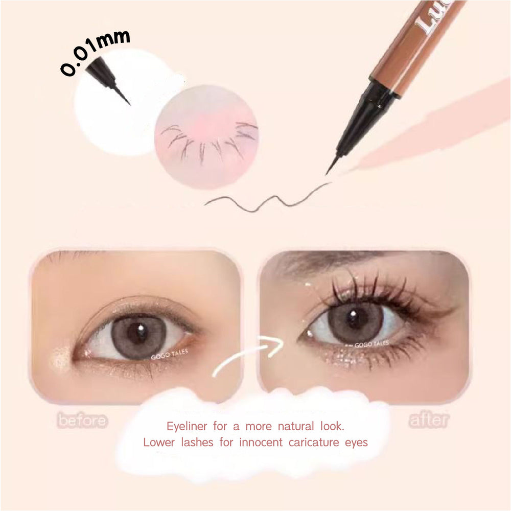 GOGO TALES Ultra Thin Liquid Eyeliner Long Lasting Gogotales 戈戈舞不易晕染持久极细眼线液笔