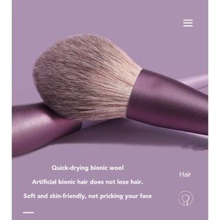 MSQ Purple Lavender Makeup Brush Set 魅丝蔻11支薰衣草化妆刷套装全套 (11 Pcs)