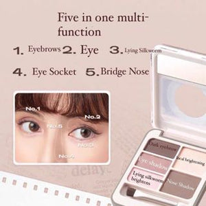 JUDYDOLL Five Shade Eyebrow Palette Judydoll 橘朵五色眼眉综合盘