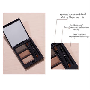 JILL LEEN Hardcover Eyebrow Powder Beginner-Friendly Waterproof Natural Long-lasting Jillleen 精装眉粉初学者防水自然不易掉色