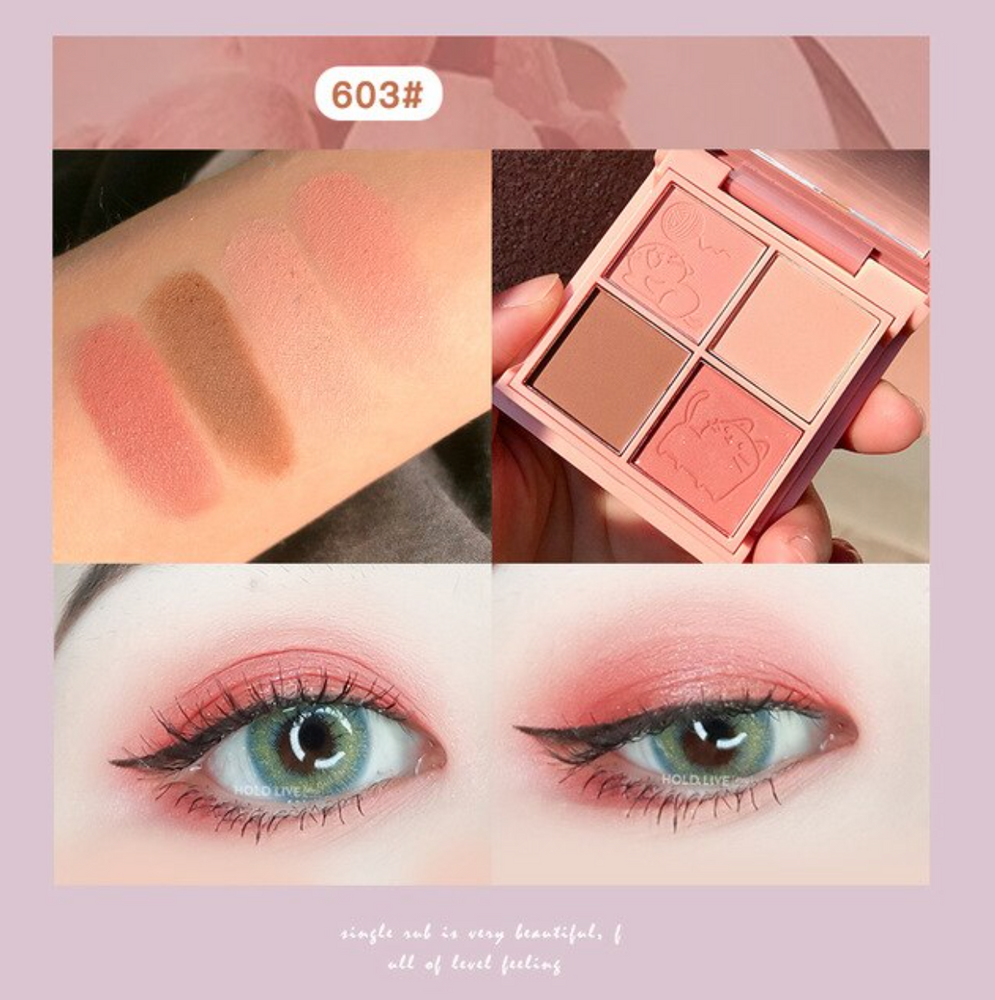 HOLD LIVE Yue Mu Impression Pocket Eyeshadow Palette Beginner-Friendly Holdlive