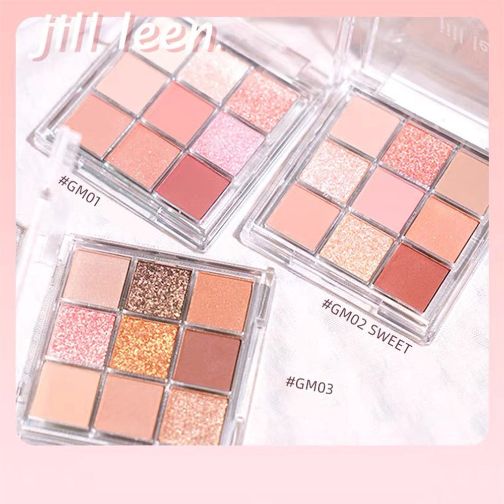 JILL LEEN Show Color Mini Eyeshadow Palette Jillleen 炫色迷你眼影盘 九宫格眼影盘