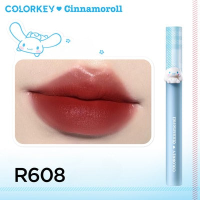 COLORKEY X Cinnamoroll / Hello Kitty Airy Velvet Lip Lacquer and Airy Lip Mirror Series Colorkey珂拉琪玉桂狗/凯蒂猫唇釉丝绒雾面口红