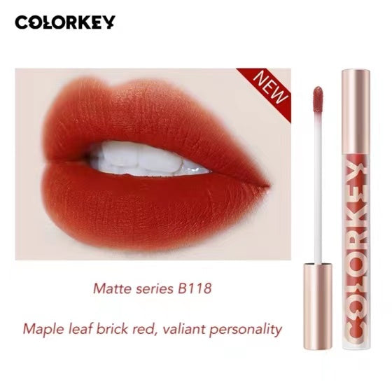 COLORKEY Airy Lip Lacquer Matte Liquid Lipstick Lip Gloss Colorkey 珂拉琪空气唇釉丝绒雾镜面哑光漆光唇釉