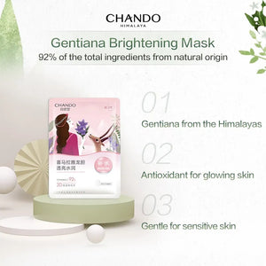 CHANDO Himalaya Plants Extract Hydration Facial Mask 5pcs 自然堂喜马拉雅补水保湿植物面膜 (5pcs)