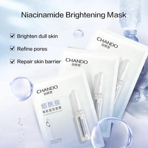 CHANDO Himalaya Sheet Facial Mask 5pcs  自然堂酵母面膜 (第一代) 5pcs