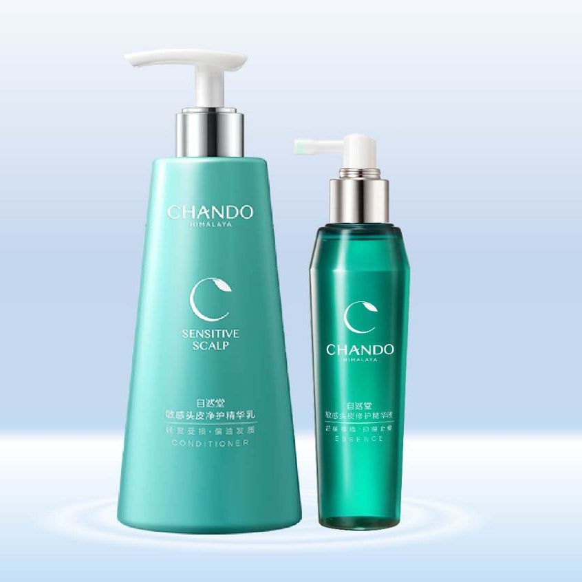 CHANDO Himalaya Anti-Sensitive Scalp & Hair Treatment Shampoo  550ml 自然堂敏感头皮止痒洗发露 550ml