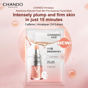 CHANDO Himalaya Resilience Rebuild Fresh Mix Pre-Essence Facial Mask 30mlx5 Pcs 自然堂弹嫩精华鲜注面膜 (30ml x 5 Pcs)