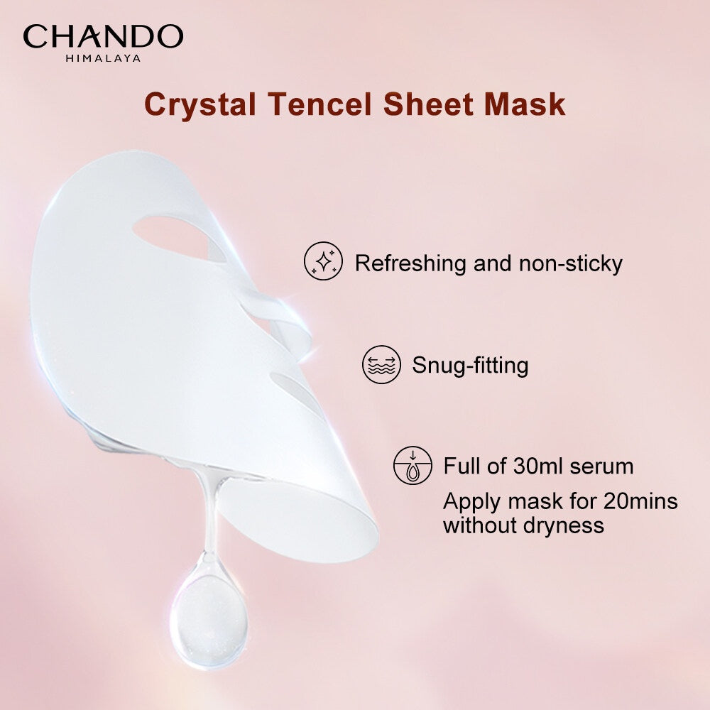 CHANDO Himalaya Resilience Rebuild Fresh Mix Pre-Essence Facial Mask 30mlx5 Pcs 自然堂弹嫩精华鲜注面膜 (30ml x 5 Pcs)