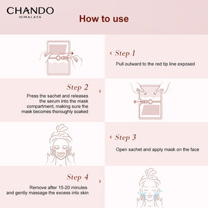 CHANDO Himalaya Resilience Rebuild Fresh Mix Pre-Essence Facial Mask 30mlx5 Pcs 自然堂弹嫩精华鲜注面膜 (30ml x 5 Pcs)