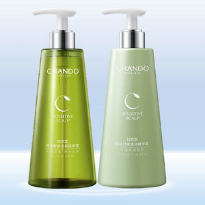 CHANDO Himalaya Scalp Care Oil Control and Comfort Treatment Shampoo 550ml 自然堂头皮护理控油舒爽去屑精润洗护系列 (550ml)