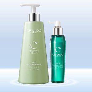 CHANDO Himalaya Scalp Care Oil Control and Comfort Treatment Shampoo 550ml 自然堂头皮护理控油舒爽去屑精润洗护系列 (550ml)