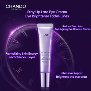 CHANDO Himalaya Time Frozen Aging Resistance Activating Eye Cream 15g 自然堂凝时鲜颜小紫瓶眼霜 提亮眼周 淡化细纹  15g