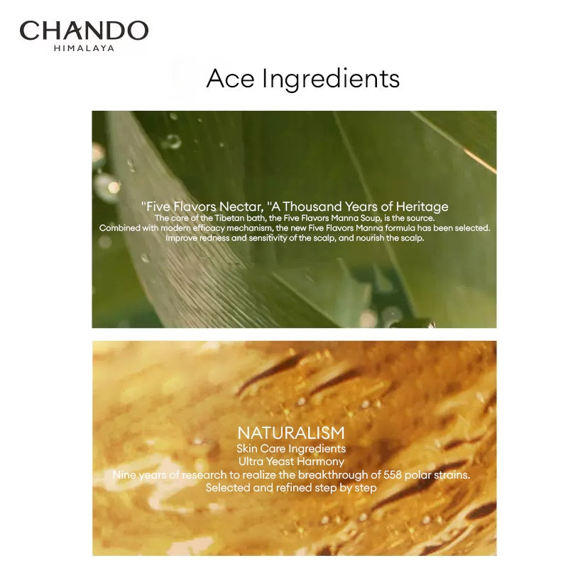 CHANDO Himalaya Sensitive Scalp Hair Care Treatment Shampoo (550ml) 自然堂头皮护理敏感头皮保湿倍护洗护系列 (550ml)