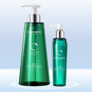 CHANDO Himalaya Sensitive Scalp Hair Care Treatment Shampoo (550ml) 自然堂头皮护理敏感头皮保湿倍护洗护系列 (550ml)