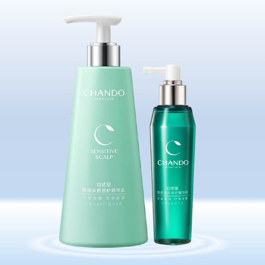 CHANDO Himalaya Sensitive Scalp Hair Care Treatment Shampoo (550ml) 自然堂头皮护理敏感头皮保湿倍护洗护系列 (550ml)