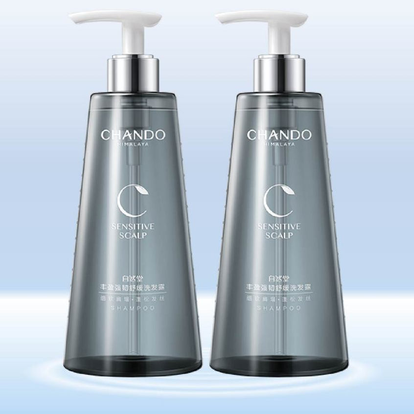 CHANDO Himalaya Scalp Care Plumps and Strengthen Treatment Shampoo (550ml) 自然堂头皮护理丰盈强韧舒缓蓬顺洗护系列 (550ml)