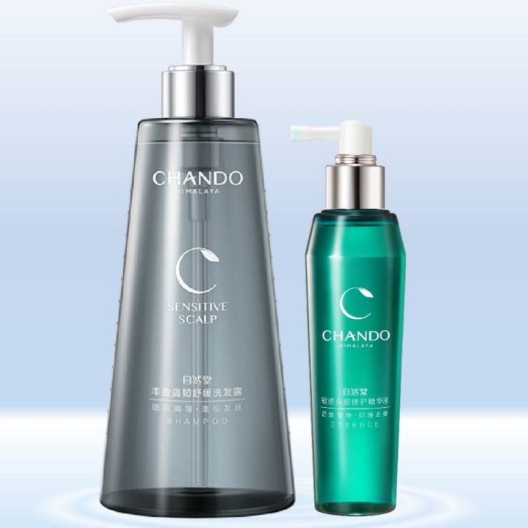 CHANDO Himalaya Scalp Care Plumps and Strengthen Treatment Shampoo (550ml) 自然堂头皮护理丰盈强韧舒缓蓬顺洗护系列 (550ml)