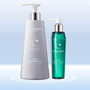 CHANDO Himalaya Scalp Care Plumps and Strengthen Treatment Shampoo (550ml) 自然堂头皮护理丰盈强韧舒缓蓬顺洗护系列 (550ml)