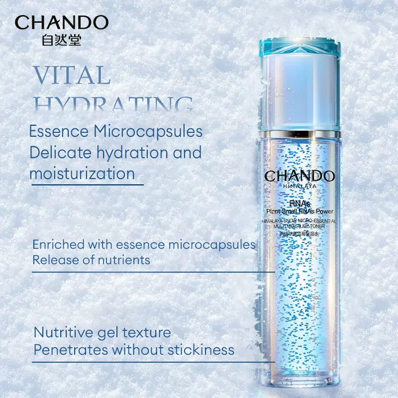 CHANDO Himalaya Snow Micro Essential Multi Moisture Toner 150ml 自然堂微精华喜雪高保湿水 爽肤水150ml