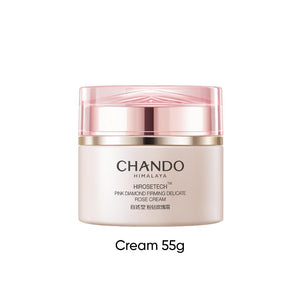 CHANDO Himalaya Pink Diamond Firming Delicate Rose Cream 55g 自然堂粉钻紧致细嫩玫瑰霜 55g