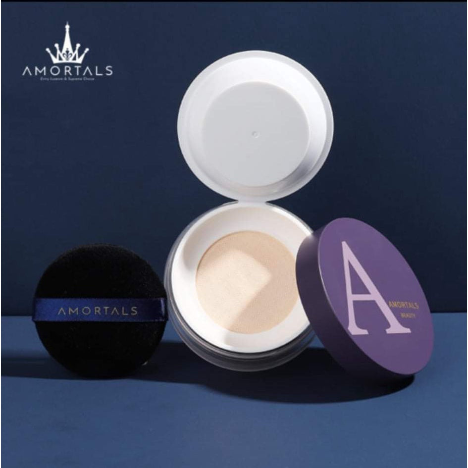 AMORTALS Korea Silk Honey Setting Powder Amortals Oil Control Loose Powder 尔木萄高清丝雾散粉 尔木萄定妆散粉