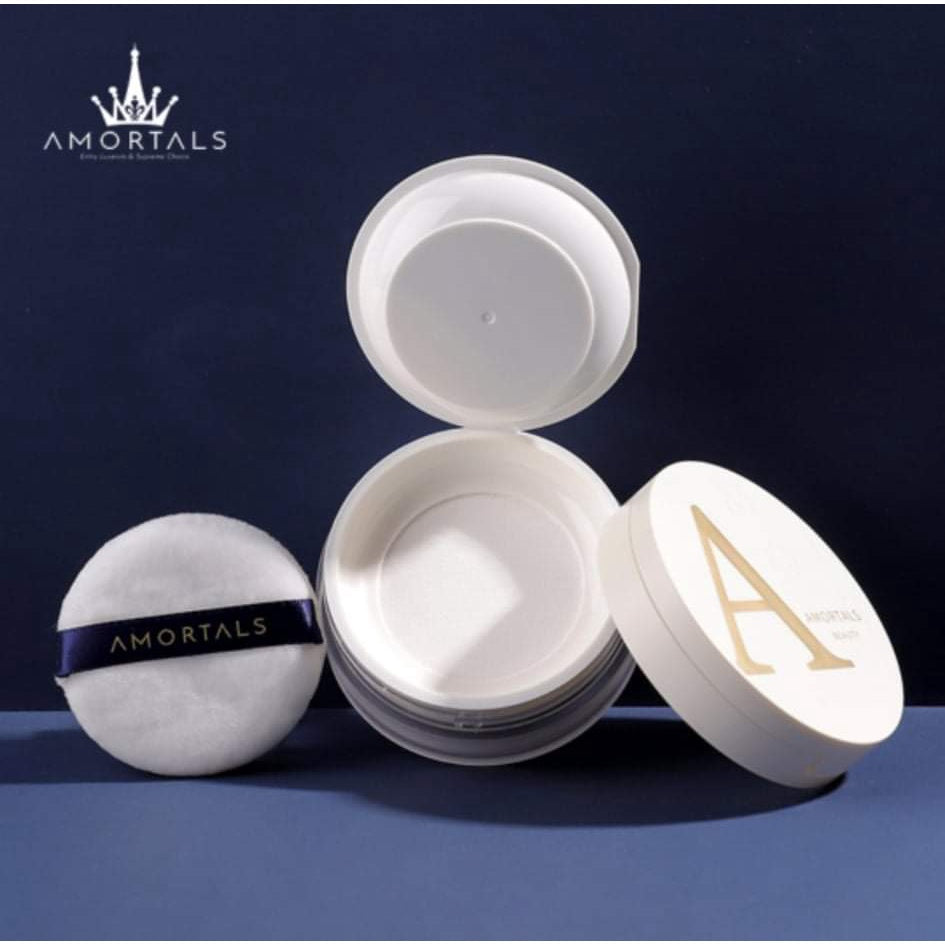 AMORTALS Korea Silk Honey Setting Powder Amortals Oil Control Loose Powder 尔木萄高清丝雾散粉 尔木萄定妆散粉