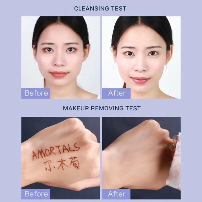 AMORTALS Korea Amino Acid Gentle Makeup Remover Sensitive Skin Makeup Remover (80ml) Amortals 尔木萄氨基酸净透温泉卸妆水 敏感肌专用卸妆水 便捷装