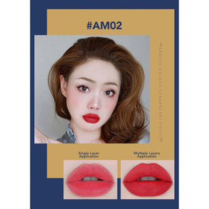 AMORTALS KOREA Light Cloud Soft Matte Blue Velvet Lipstick Pencil Amortals 尔木萄轻云柔雾蓝丝唇膏笔