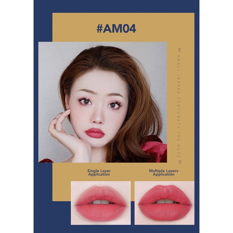 AMORTALS KOREA Light Cloud Soft Matte Blue Velvet Lipstick Pencil Amortals 尔木萄轻云柔雾蓝丝唇膏笔