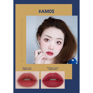 AMORTALS KOREA Light Cloud Soft Matte Blue Velvet Lipstick Pencil Amortals 尔木萄轻云柔雾蓝丝唇膏笔