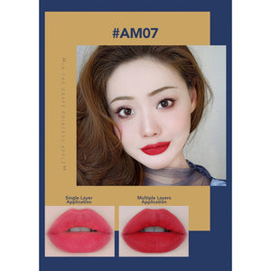 AMORTALS KOREA Light Cloud Soft Matte Blue Velvet Lipstick Pencil Amortals 尔木萄轻云柔雾蓝丝唇膏笔