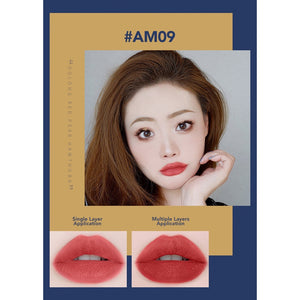 AMORTALS KOREA Light Cloud Soft Matte Blue Velvet Lipstick Pencil Amortals 尔木萄轻云柔雾蓝丝唇膏笔