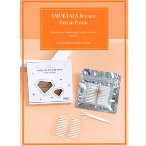 AMORTALS KOREA Single-sided or Double-sided Invisible Double Eyelid Patch Amortals 尔木萄单面双面隐形双眼皮贴